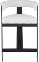Romeo Boucle Fabric Bar / Counter Stools
