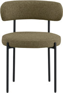 Beacon Boucle Fabric Dining Chair