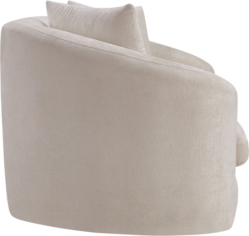 Penelope Chenille Fabric Upholstered Loveseat