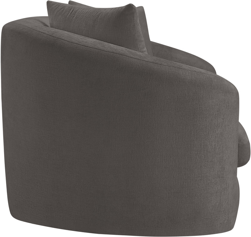 Penelope Chenille Fabric Upholstered Loveseat