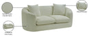 Penelope Chenille Fabric Upholstered Loveseat