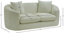 Penelope Chenille Fabric Upholstered Loveseat