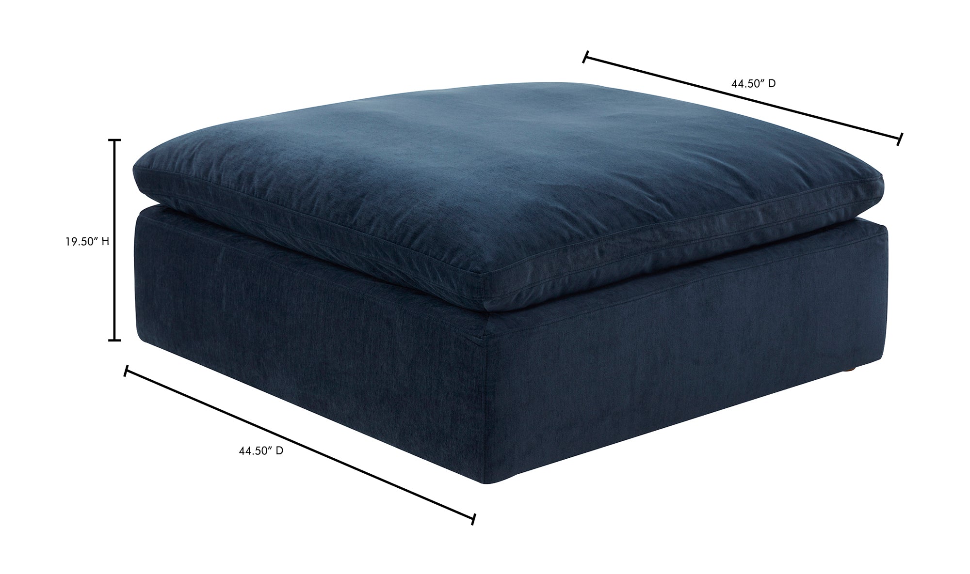 Cloud Luxe Ottoman Performance Fabric