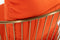 Modrest Loveland - Glam Orange Velvet Accent Chair