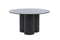 Modrest Depew - Mid-Century Modern Black Oak Round Dining Table