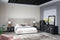 Penelope - Modern Grey Velvet Bed