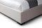 Penelope - Modern Grey Velvet Bed