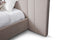 Penelope - Modern Grey Velvet Bed