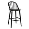Gloster Bar Chair, Charcoal Black