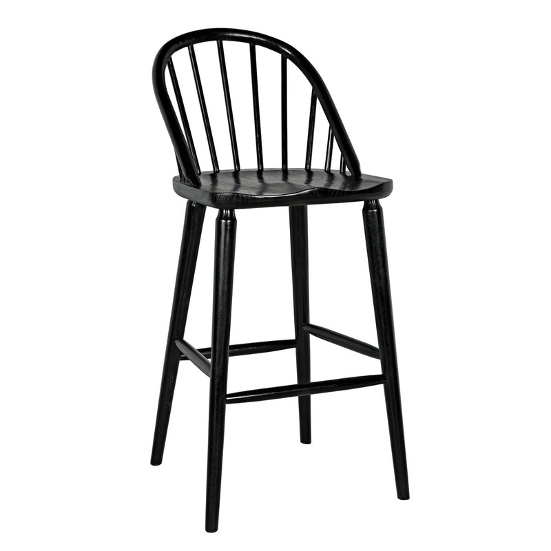 Gloster Bar Chair, Charcoal Black