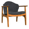 Vittorio Chair w/ Grey Fabric