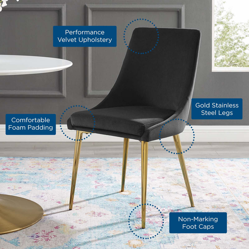 Accent Performance Velvet Dining Chair