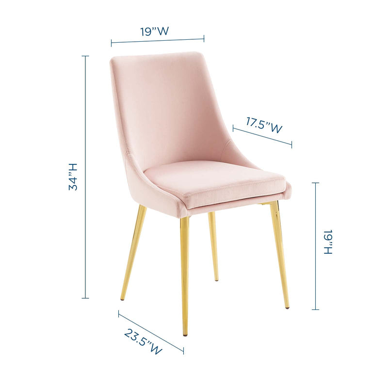 Accent Performance Velvet Dining Chair