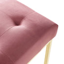 Stainless Steel Performance Velvet Dining Chair