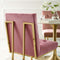 Stainless Steel Performance Velvet Dining Chair