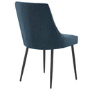 Upholstered Fabric Dining Chairs - Set of 2
