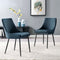 Upholstered Fabric Dining Chairs - Set of 2