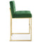 Privy Velvet Bar Stool