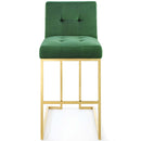 Privy Velvet Bar Stool