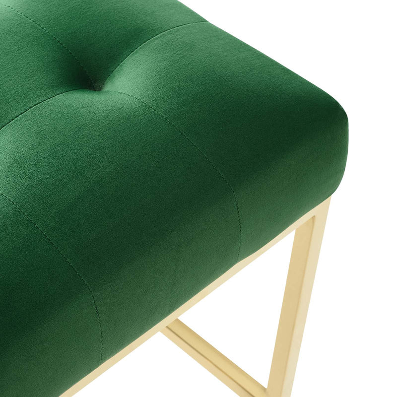 Privy Velvet Bar Stool