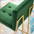 Privy Velvet Bar Stool