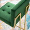Privy Velvet Bar Stool