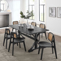 Windchime 71" Wood Dining Table