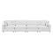Commix Down Filled Overstuffed Performance Velvet 4-Seater Sofa