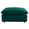 Commix Down Filled Overstuffed Performance Velvet 6-Piece Sectional Sofa