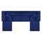Commix Down Filled Overstuffed Performance Velvet 6-Piece Sectional Sofa