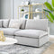 Commix Down Filled Overstuffed Performance Velvet 5-Piece Sectional Sofa
