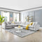 Commix Down Filled Overstuffed Performance Velvet 6-Piece Sectional Sofa