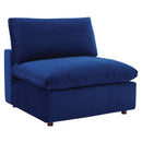 Commix Down Filled Overstuffed Performance Velvet 7-Piece Sectional Sofa