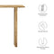 Amistad Wood Console Table