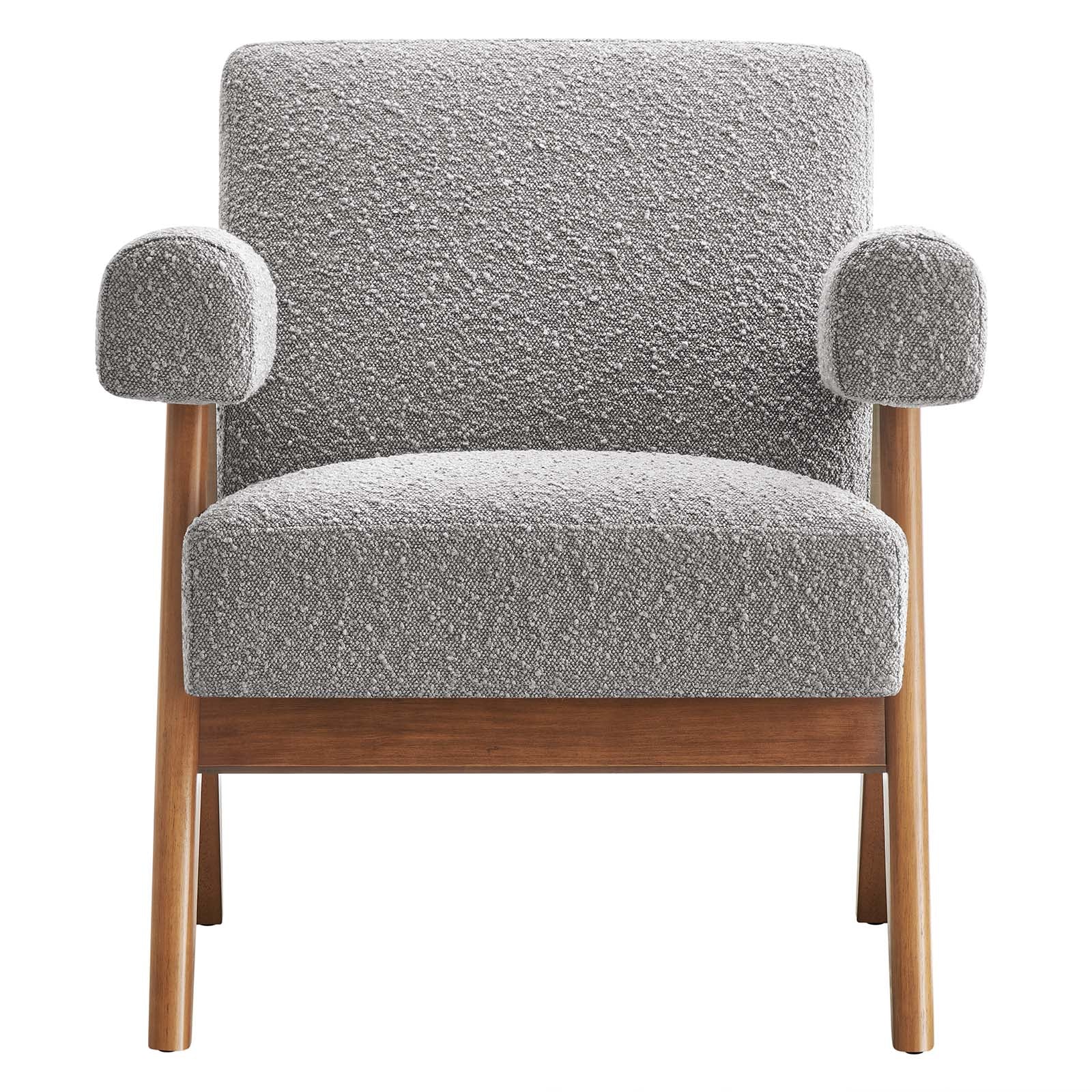 Lyra Boucle Fabric Armchair