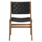 Saoirse Faux Leather Wood Dining Side Chair - Set of 2