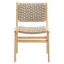 Saoirse Woven Rope Wood Dining Side Chair - Set of 2