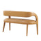 Pinnacle Vegan Leather Accent Bench