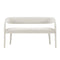 Pinnacle Boucle Fabric Accent Bench