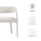 Pinnacle Boucle Fabric Accent Bench