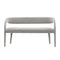 Pinnacle Boucle Fabric Accent Bench