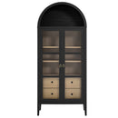 Nolan Tall Arched Storage Display Cabinet