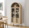 Nolan Tall Arched Storage Display Cabinet