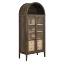 Nolan Tall Arched Storage Display Cabinet