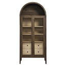 Nolan Tall Arched Storage Display Cabinet