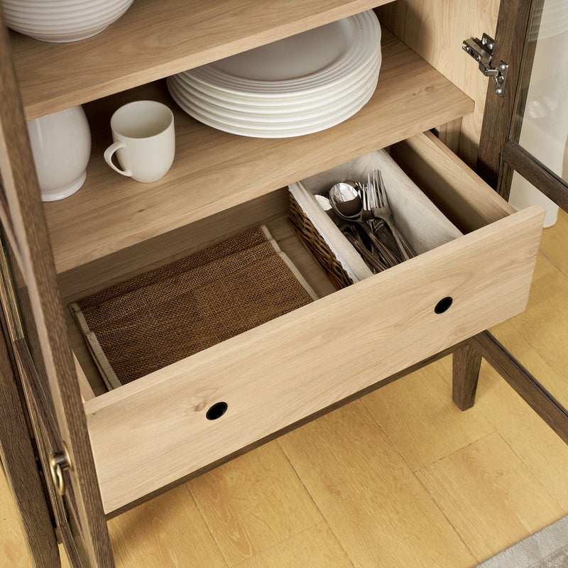 Nolan Tall Arched Storage Display Cabinet