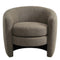 Affinity Upholstered Boucle Fabric Curved Back Armchair