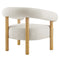 Sable Upholstered Fabric Armchair