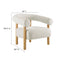 Sable Upholstered Fabric Armchair