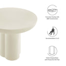 Caspian 40" Round Concrete Dining Table